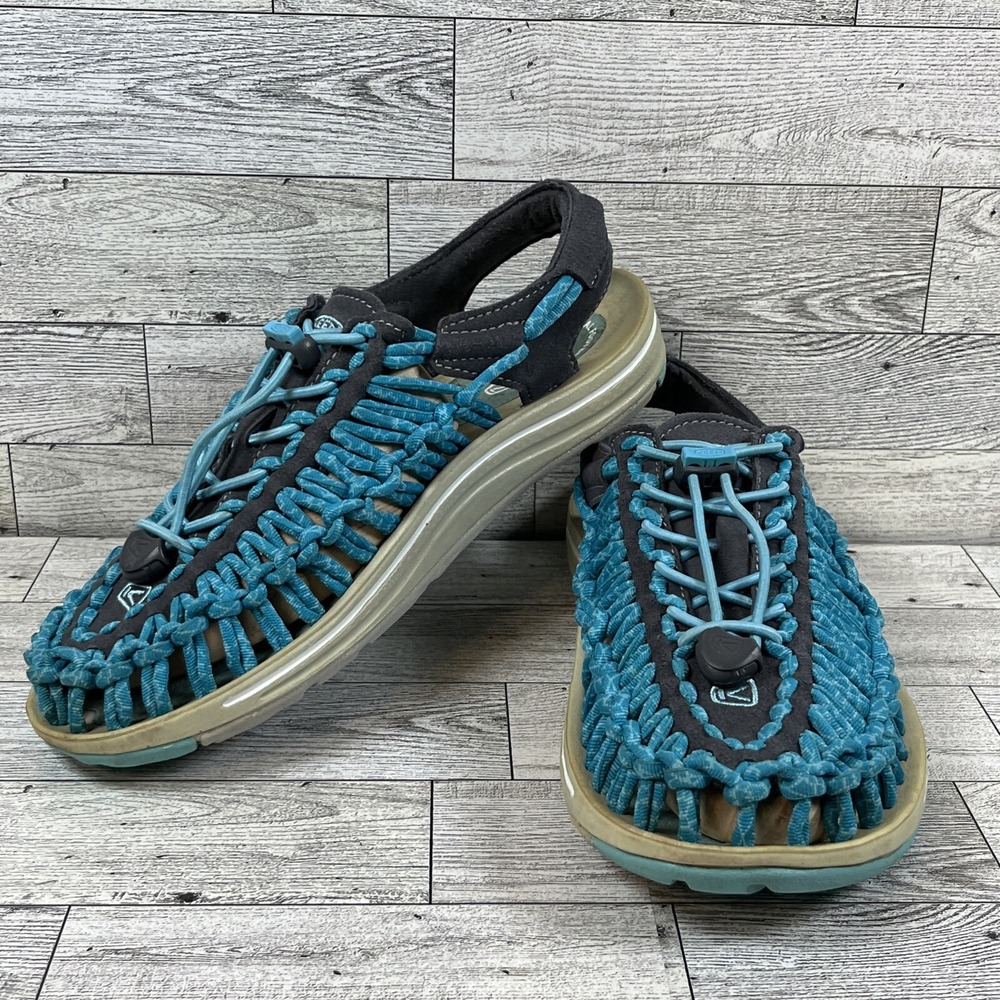 Keen Uneek ParaCord Aqua Blue Water Sandals 1014639 Women Size 7‎